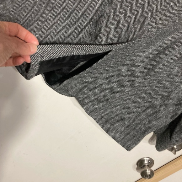 Pendleton 100% Pure Virgin Wool Black/White Herringbone Blazer Sz 48 USA Made - Picture 6 of 15